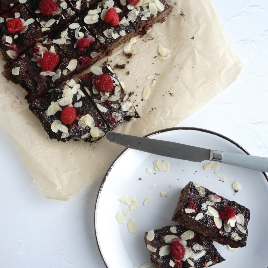 Raspberry Brownie