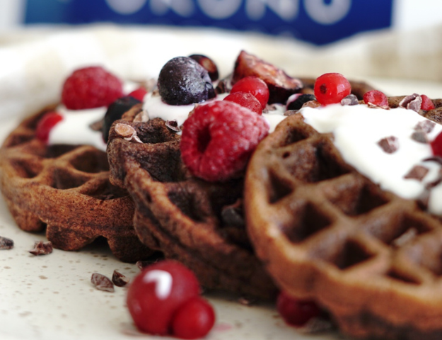 Chocolate waffles