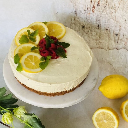 Curcume ginger lemon cake - Keto Cake Recipe - OKONO