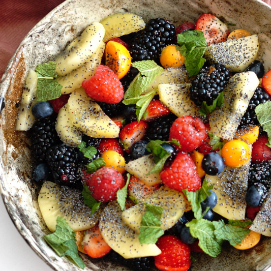 Fruit salad with MCT dressing