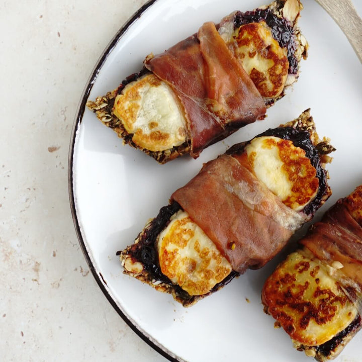 Halloumi Wrapped OKONO Bread - OKONO Keto Recipe