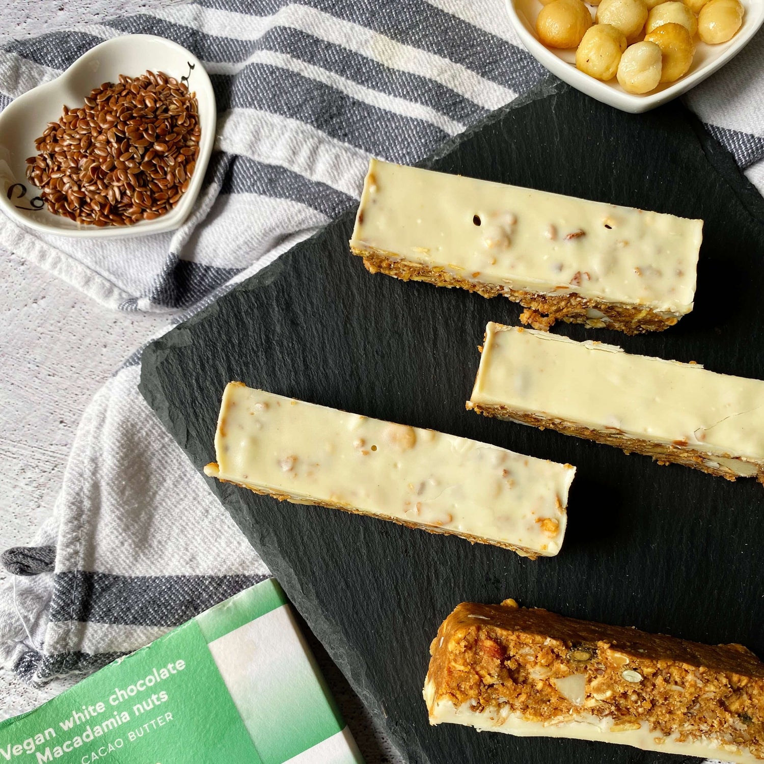 Keto Macadamia Nut bars Keto Friendly Recipe OKONO