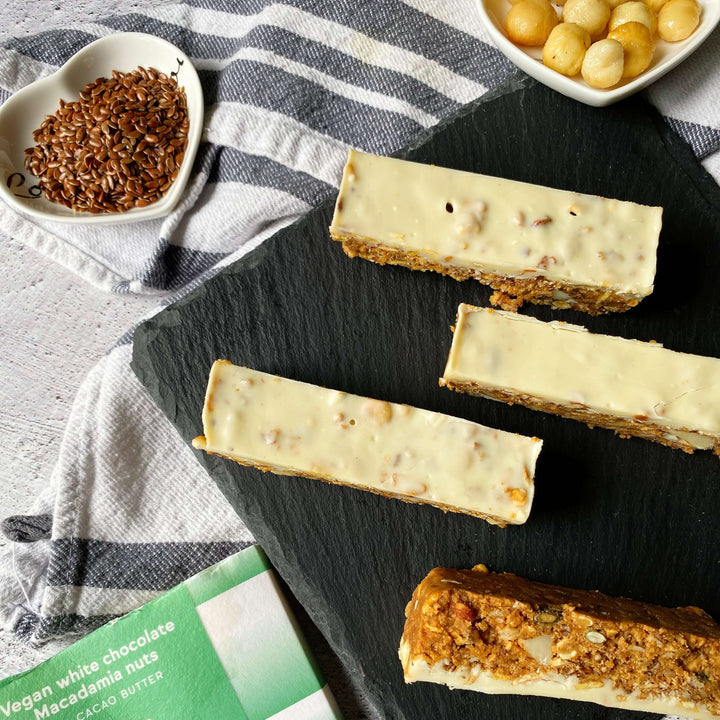 Keto Macadamia Nut bars Keto Friendly Recipe OKONO