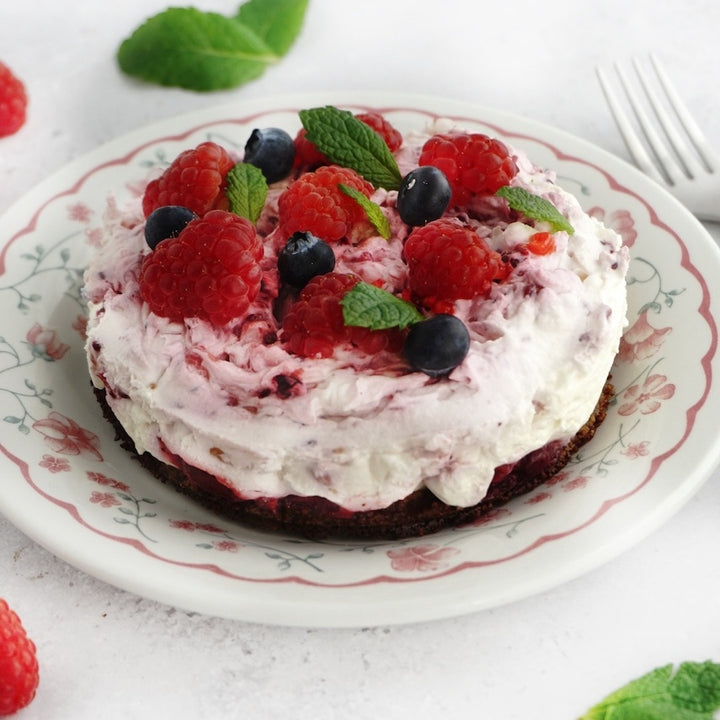 Keto friendly - White chocolate tartlet with OKONO chocolate