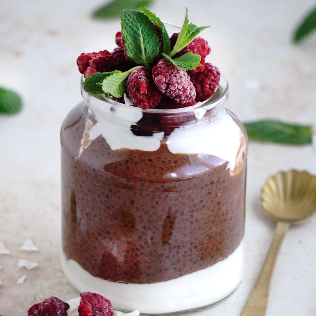 Chocolate chia pudding