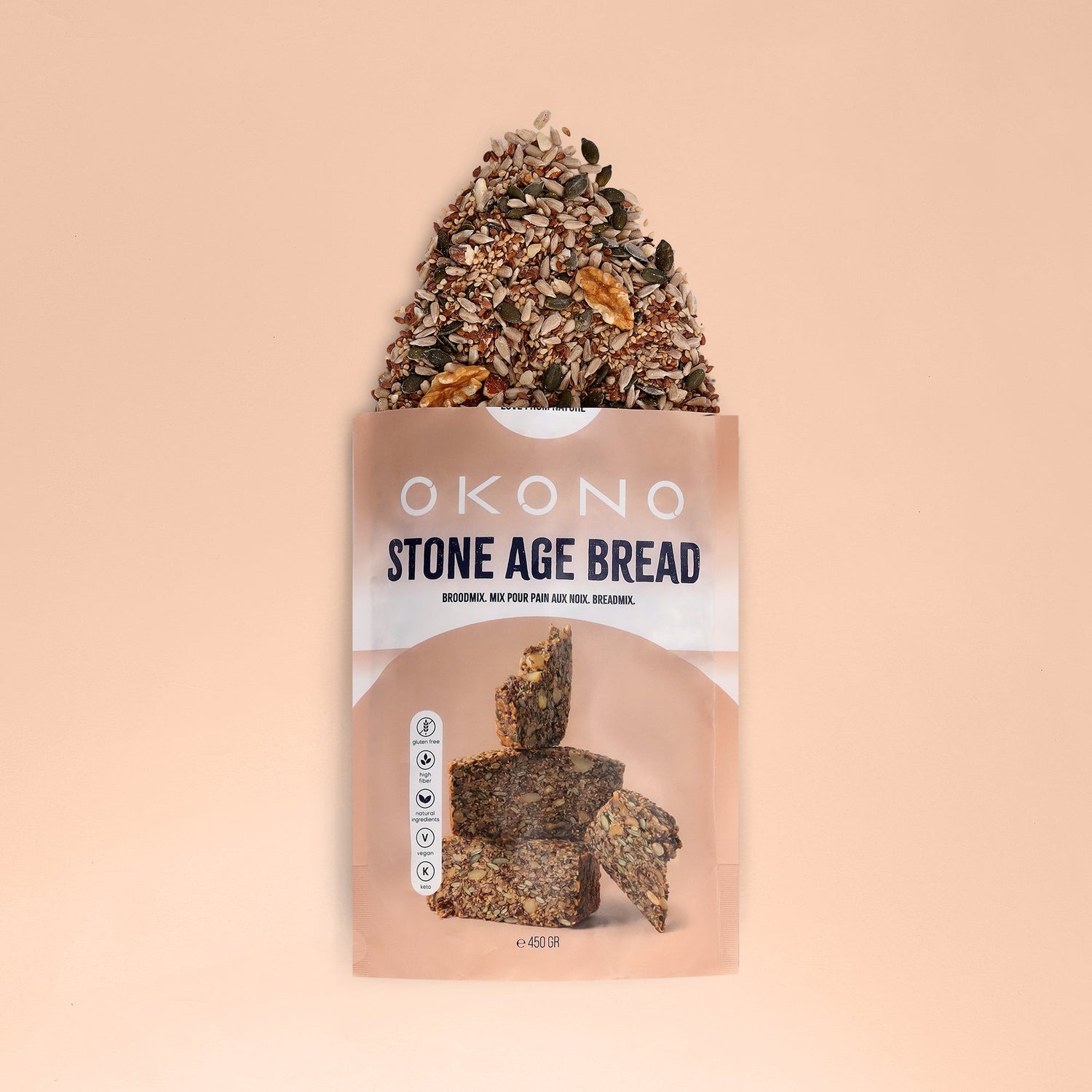 OKONO Stone Age Bread Breadmix (450g) - Detail