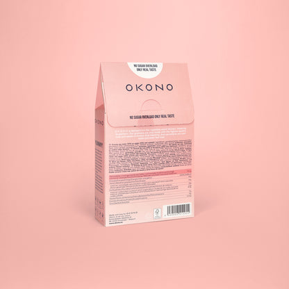 Granola OKONO Noix & Graines - Cocoa Power Noix de coco - Dos de l'emballage