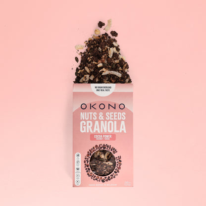 Granola OKONO Noix & Graines - Cocoa Power Noix de coco - Détail