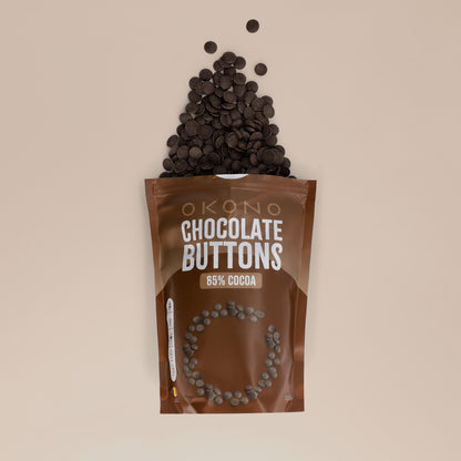 OKONO Chocolate Buttons 65% cocoa