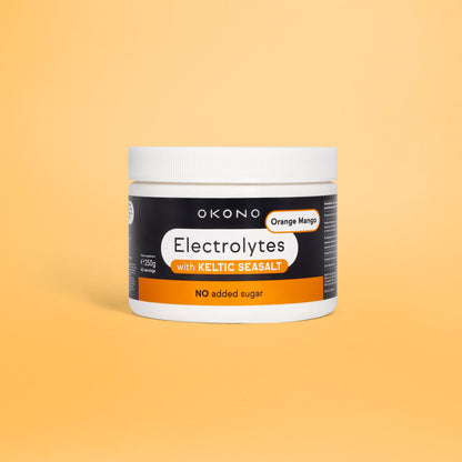 OKONO Electrolytes with Keltic Salt No added sugar (250g) - Orange Mango