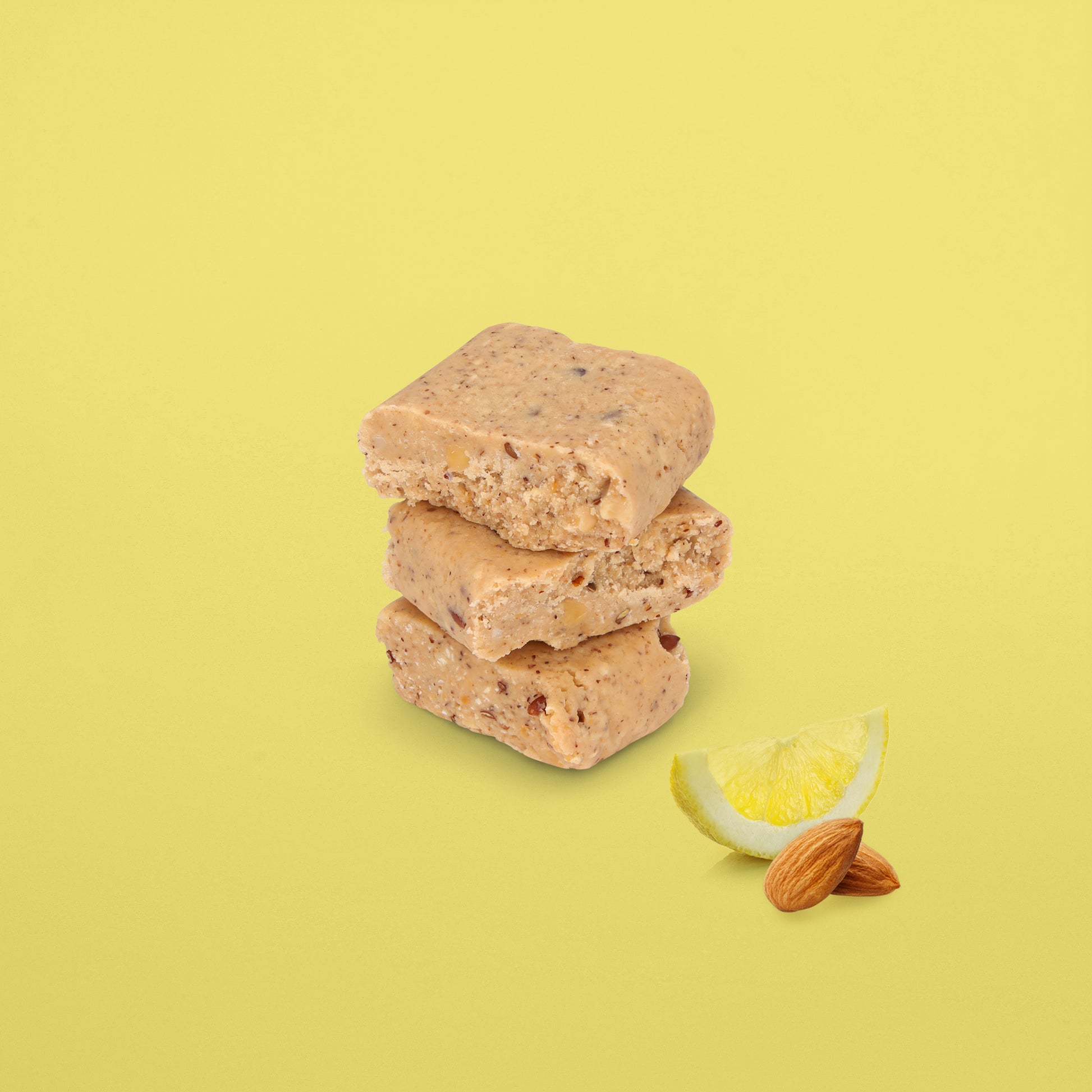 OKONO Energy Bar Detail - Almond Lemon - Plantbased & Gluten Free