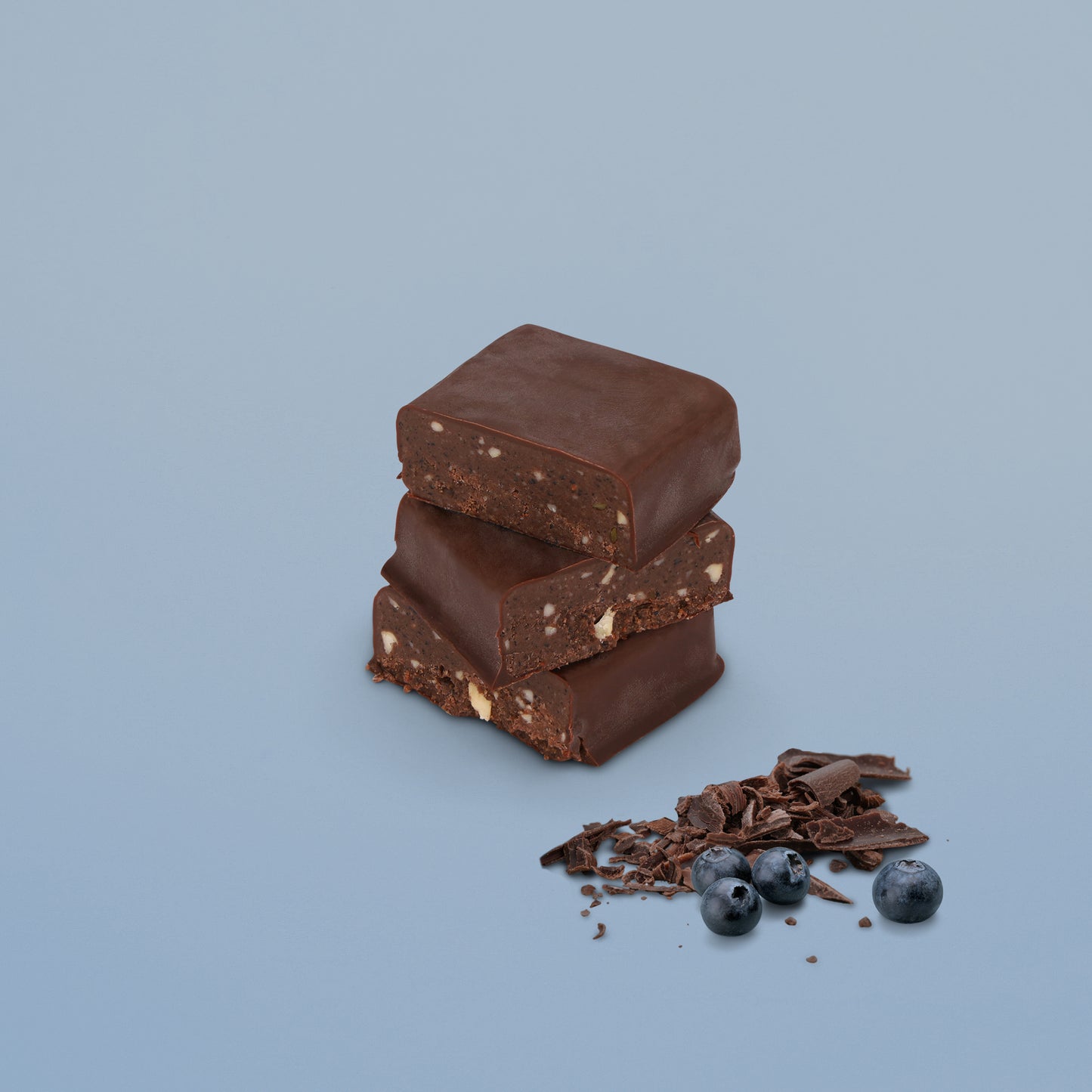 OKONO & WOLV by KPNI Belgium Energy Bar Detail - Chocolate Blueberry - Plantbased & Gluten Free