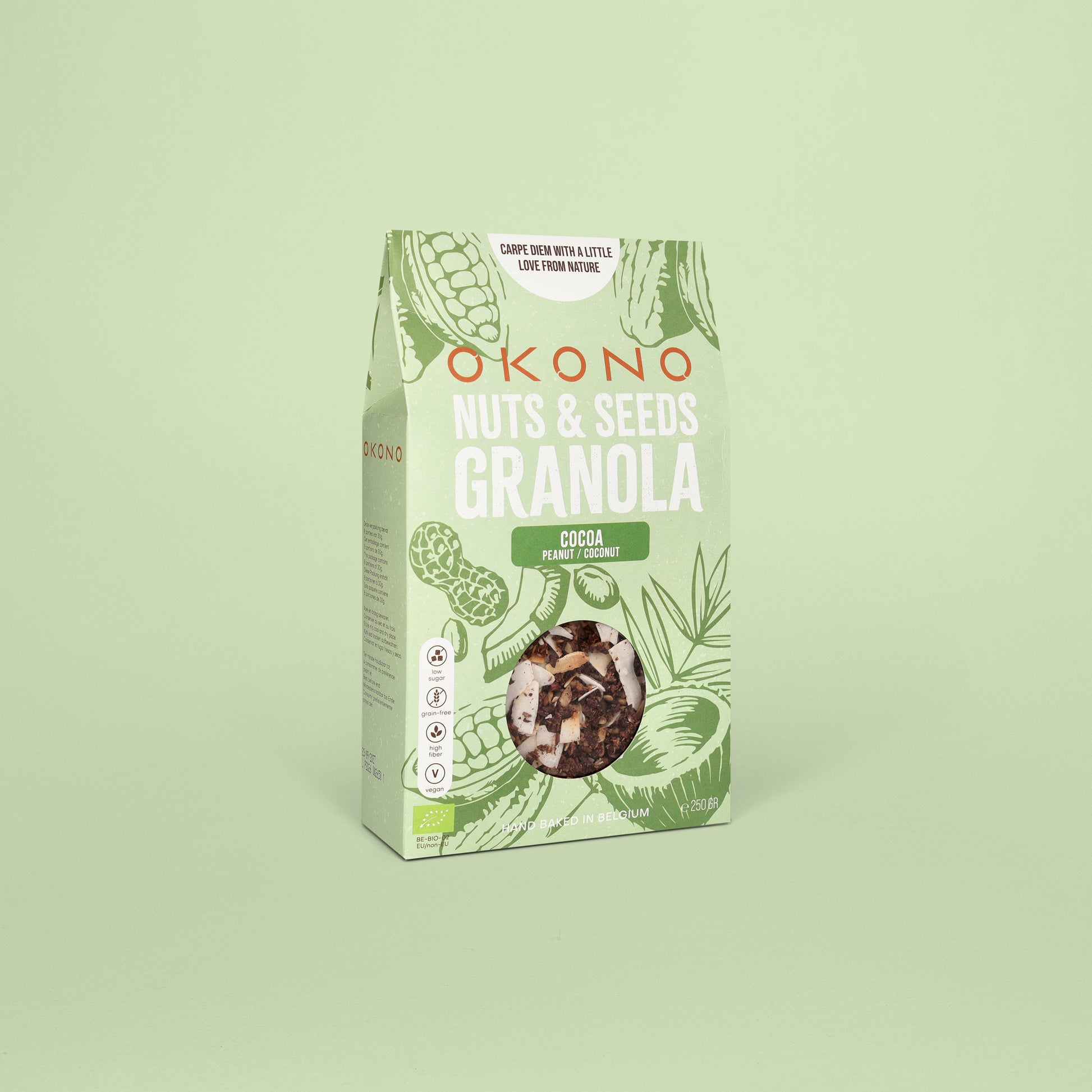 OKONO Nuts & Seeds Bio Granola - Cocoa Peanut Coconut