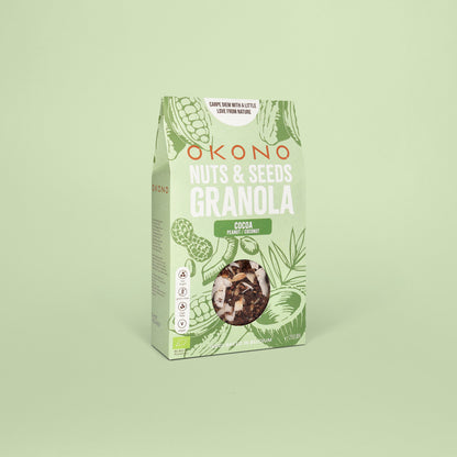 OKONO Nuts & Seeds Bio Granola - Cocoa Peanut Coconut