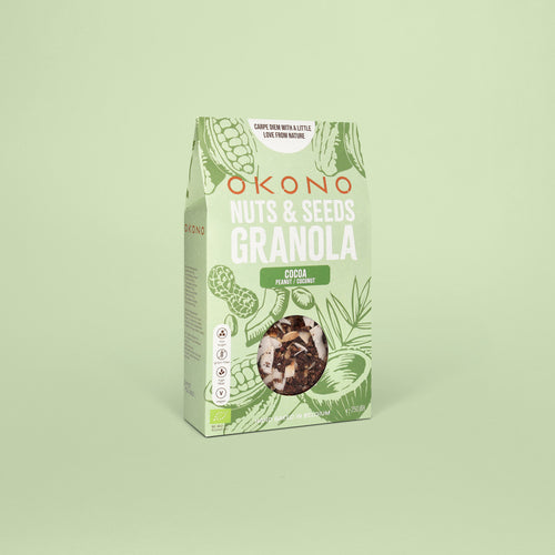 OKONO Nuts & Seeds Bio Granola - Cocoa Peanut Coconut