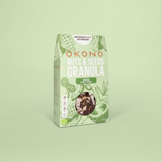 OKONO Nuts & Seeds Bio Granola - Cocoa Peanut Coconut