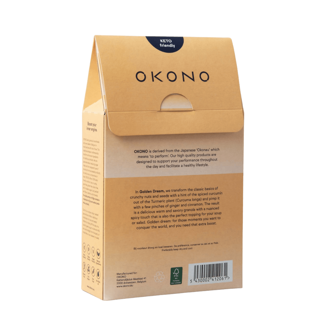 Golden Dream Granola – Curcuma & Ginger