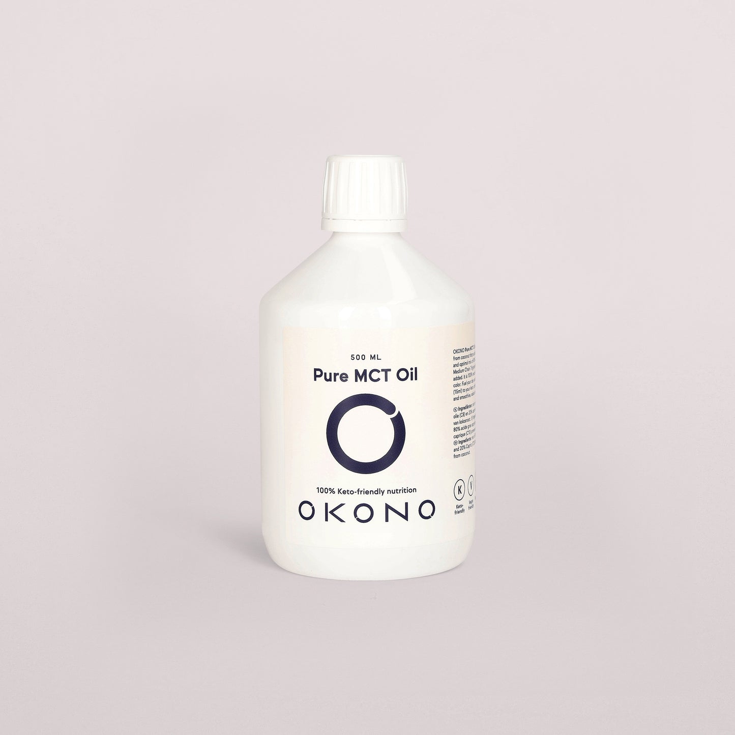 OKONO Pure MCT Oil 500ml - 100% keto friendly nutrition