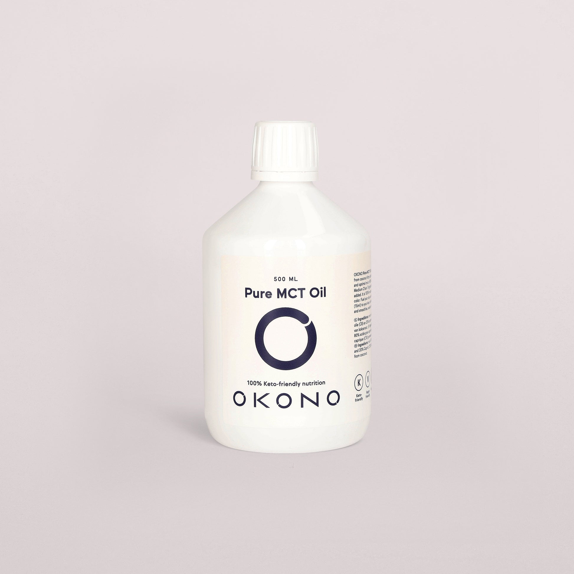 OKONO Pure MCT Oil 500ml - 100% keto friendly nutrition