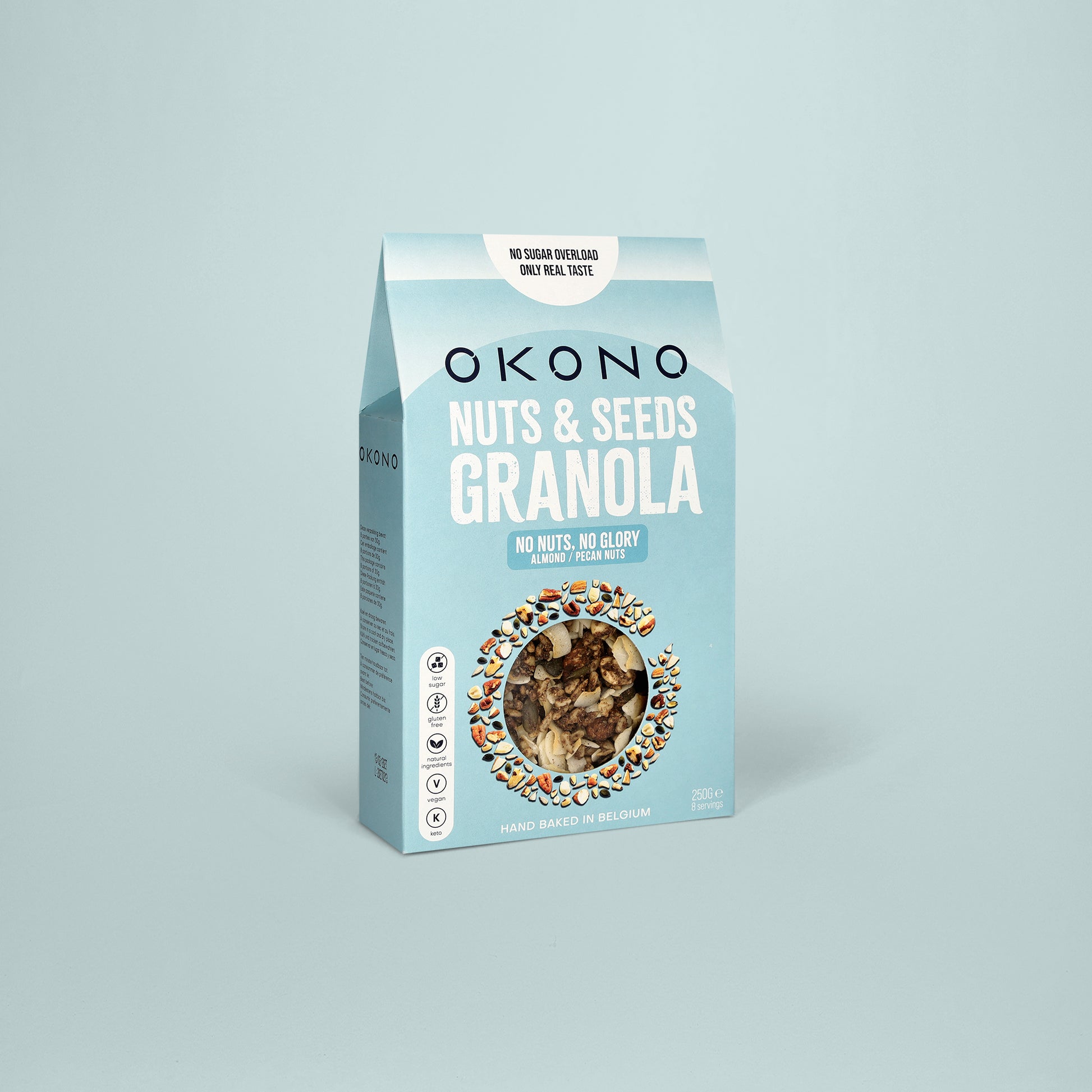 Granola OKONO Noix & Graines - No Nuts No Glory - Amande Noix de pécan