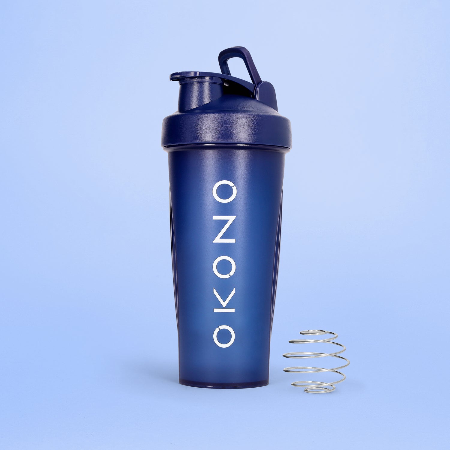 OKONO Shaker - Plastic Blauw (600ml)