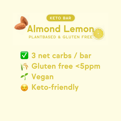 Almond Lemon Keto Bar
