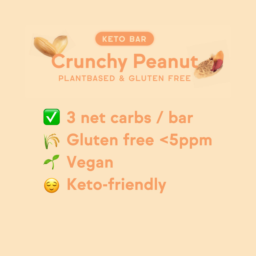 Keto Bar Crunchy Peanut - Box